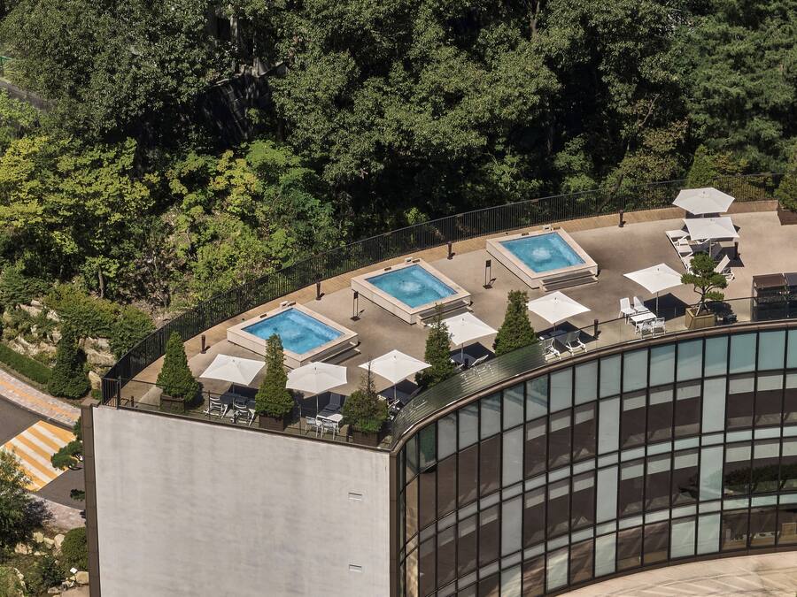 Indoor pool, outdoor pool