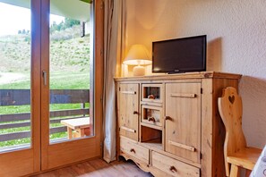 Studio, Ensuite (Vue sur Montagne - 8G) | Balcony - Résidence Les Provères-Méribel-Mottaret (Les Allues)