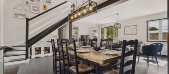 Pont Mahé - 300m Plage - 7 adultes - 5 enfants