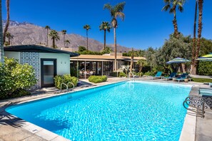 A heated pool - The Riverside – Moroccan Chic Resort Retreat (Palm Springs)