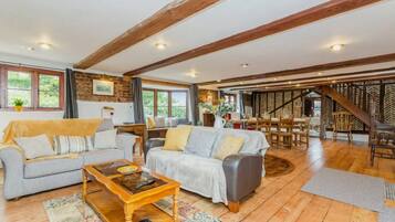 Een televisie, een open haard, Netflix en streamingdiensten