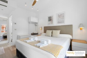 1 غرفة نوم ومكواة/لوح كي وسرير سفر وواي فاي مجانًا