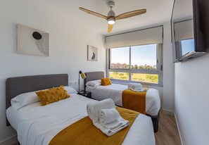 1 bedroom, iron/ironing board, travel crib, free WiFi
