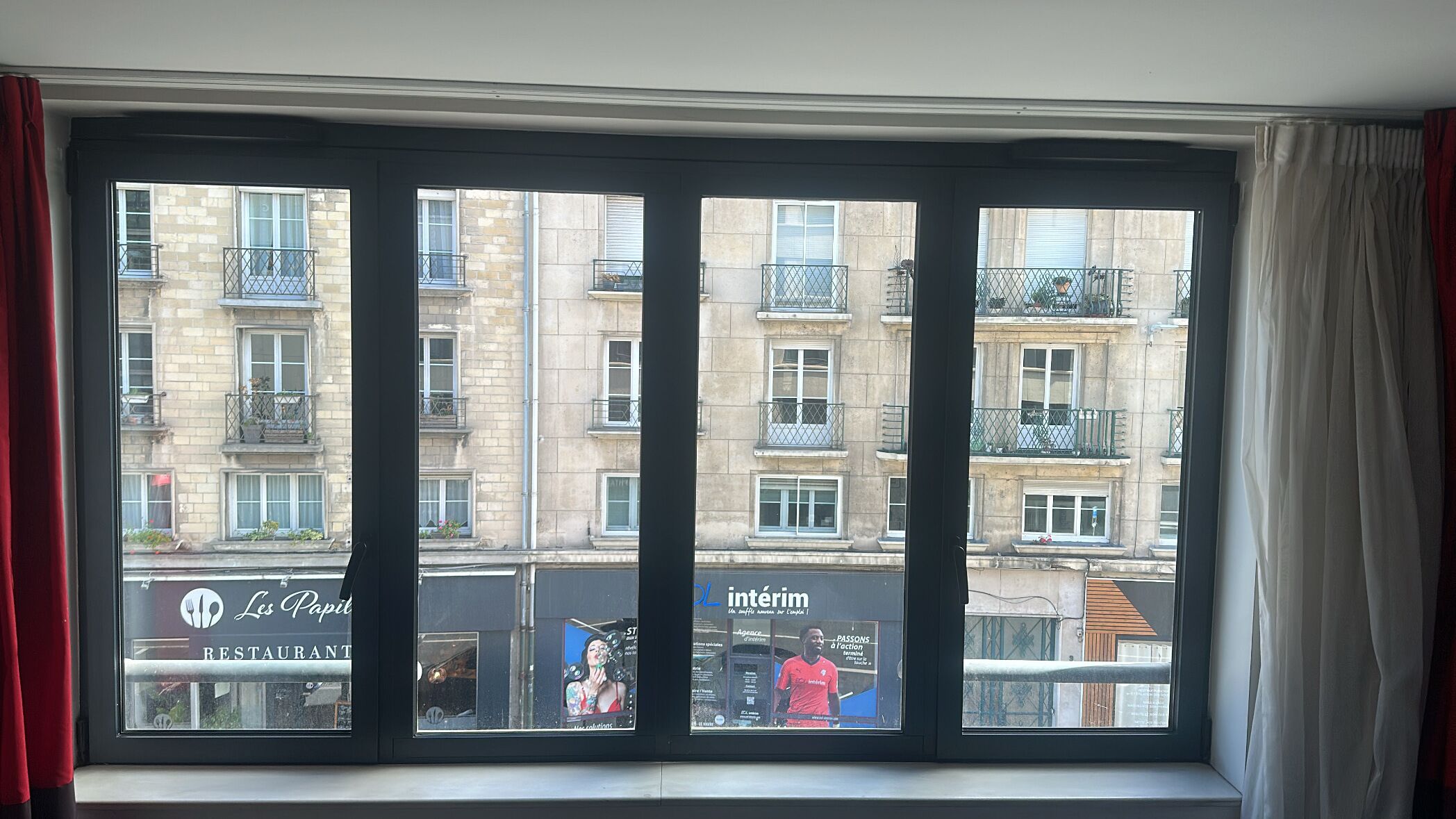 Uitzicht vanuit de kamer