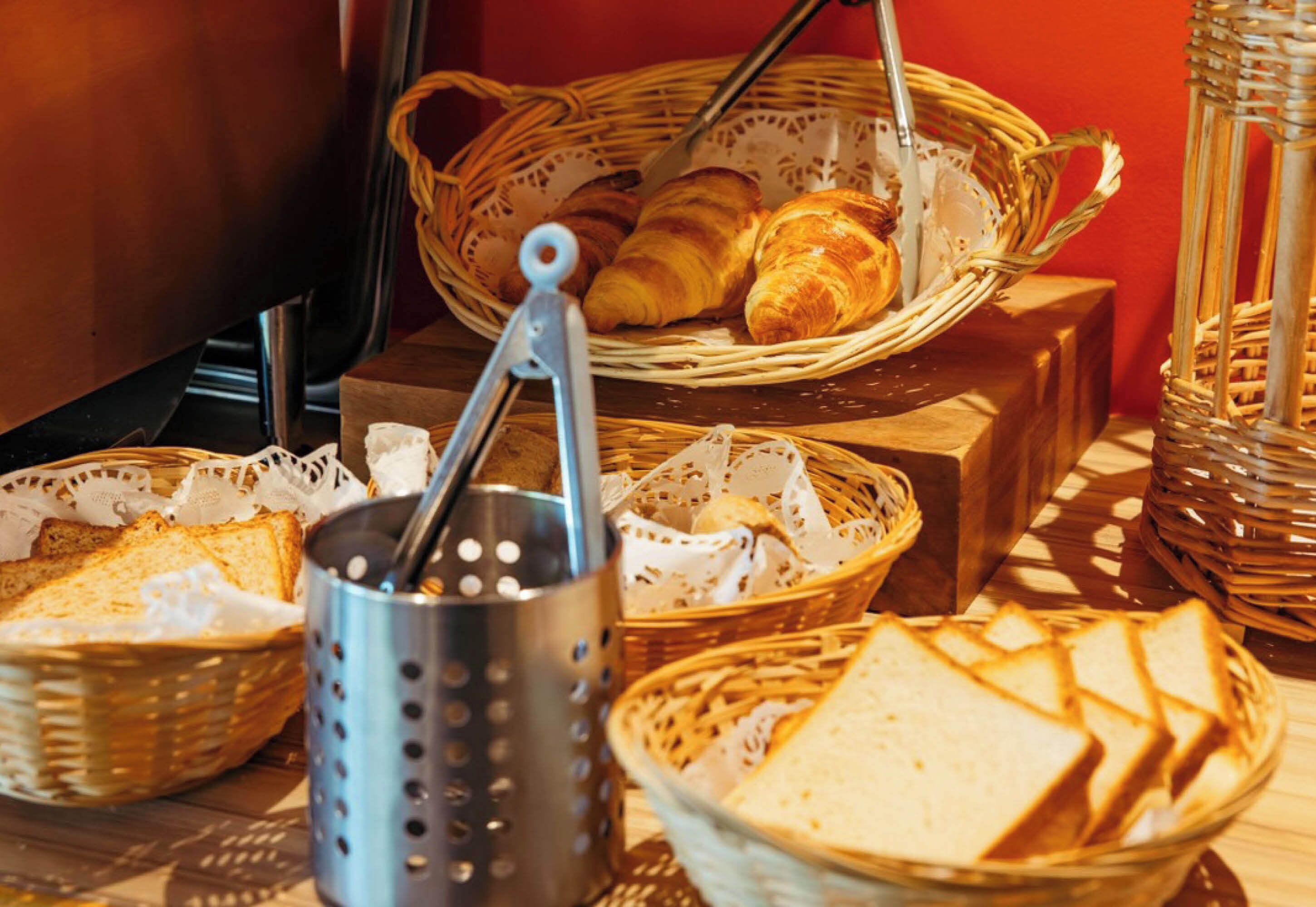 Morgenmadsbuffet hver dag (18.50 EUR pr. person)