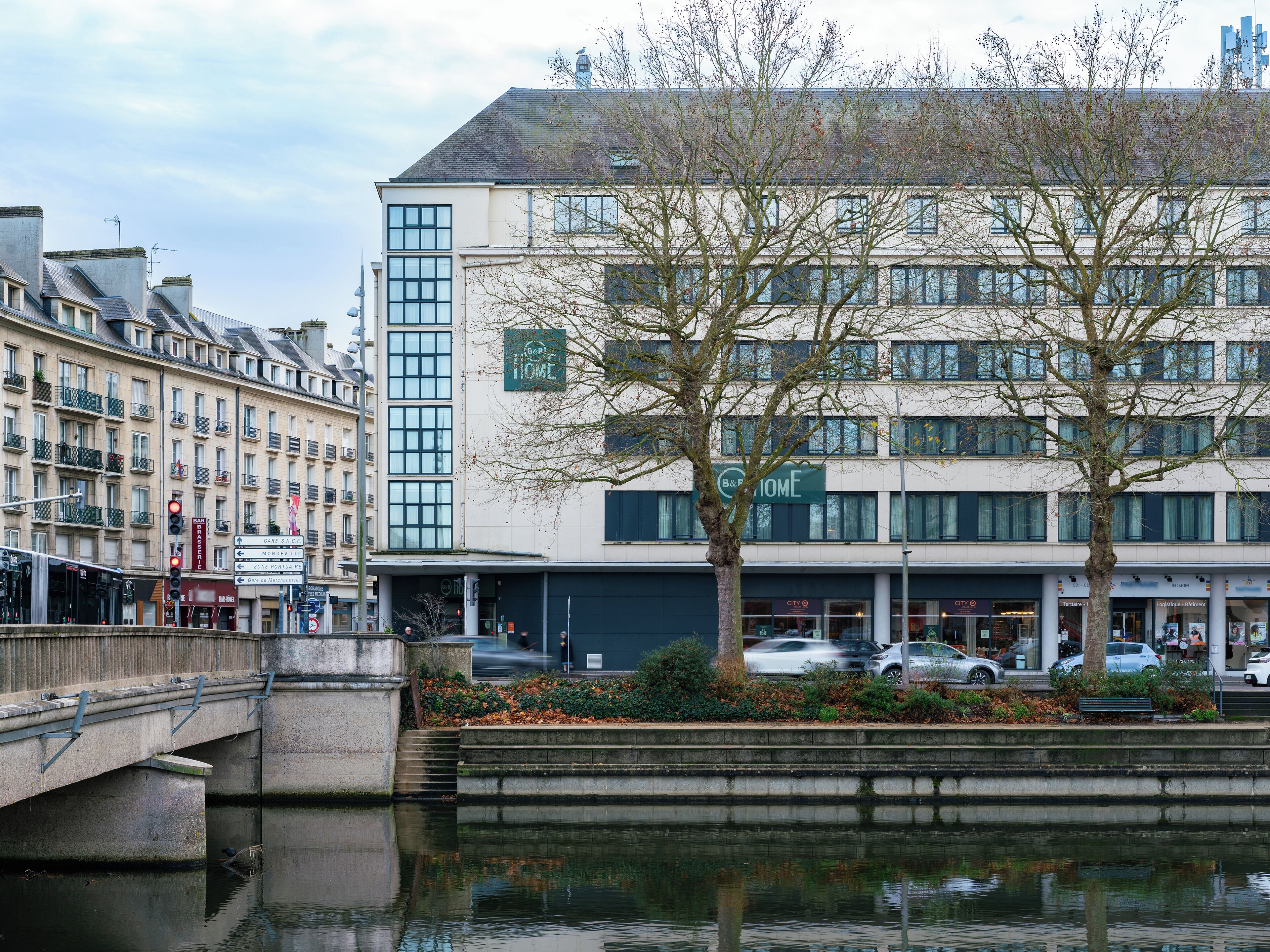 Façade de l’hébergement