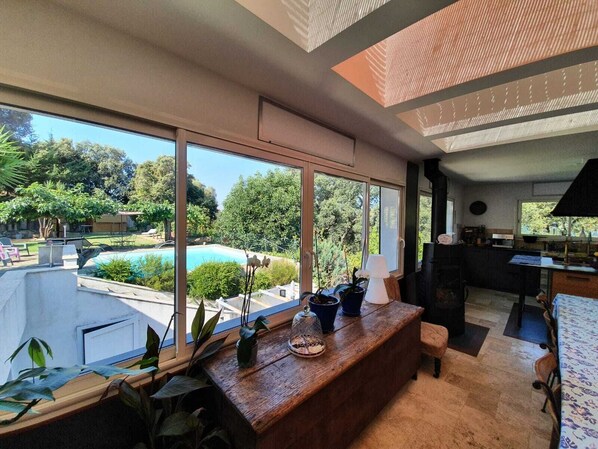 Vue depuis l’hébergement 