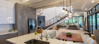 Beachfront Modern Luxe Villa Steps from the Sand!