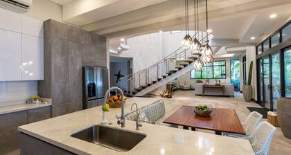 Beachfront Modern Luxe Villa Steps from the Sand!
