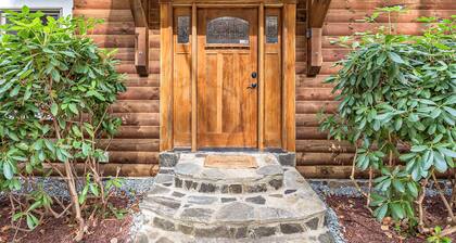Breathtaking Mountain View Luxury AVL Cabin w/Hot Tub, Fireplaces, Hi-Speed Wifi
