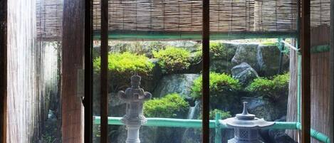 Udsigt fra overnatningsstedet