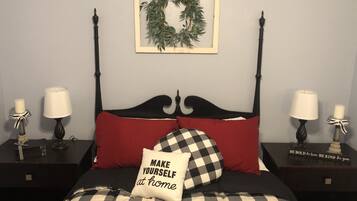 3 slaapkamers, een bureau, een strijkplank/strijkijzer, gratis wifi