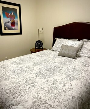 2 bedrooms, premium bedding, individually decorated