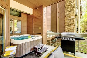 Idromassaggio all'aperto