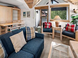 Fernseher, Kamin