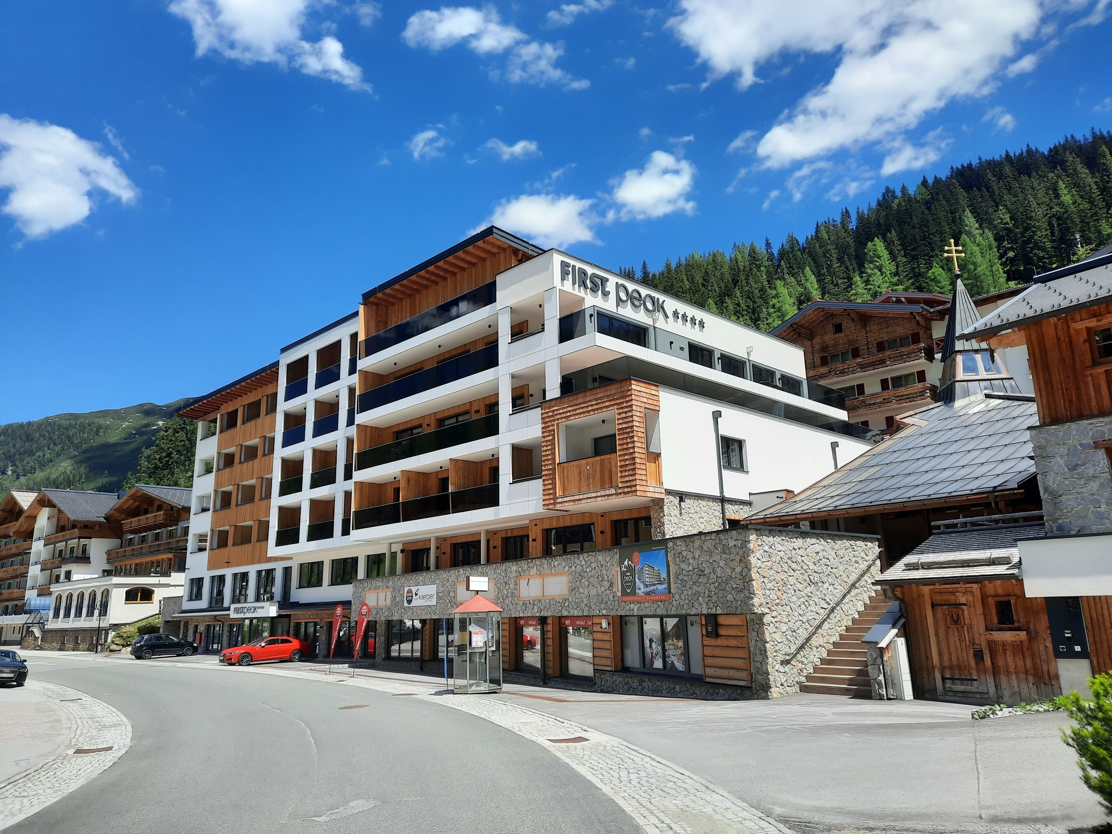 Fassade der Unterkunft