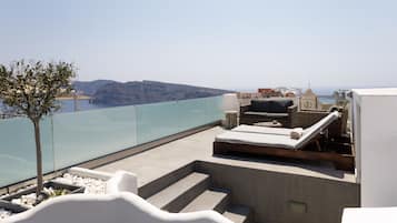 Deluxe Seaview Suite | Uitzicht vanaf balkon