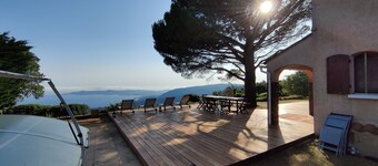 Le Sauvaire panoramic villa.