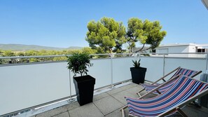 Terrace/patio - Studio Terrace Air-conditioned La Ciotat (La Ciotat)