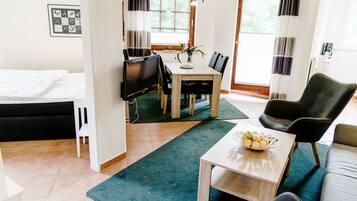 1 Schlafzimmer, BĂŒgeleisen/BĂŒgelbrett, Reisekinderbett, kostenloses WLAN