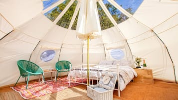Cabin, 1 Queen Bed | 1 bedroom, bed sheets