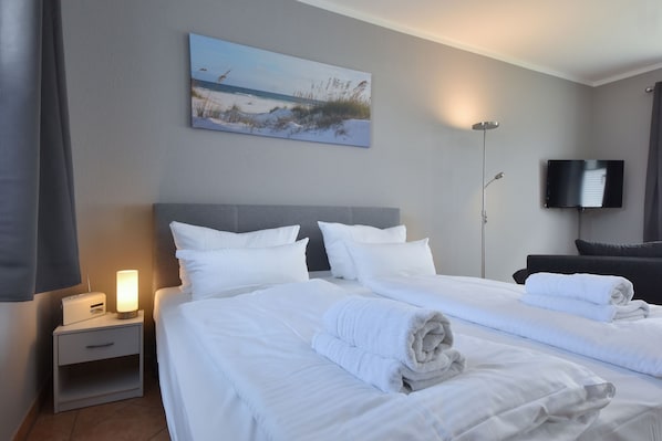 1 Schlafzimmer, kostenloses WLAN, Bettwäsche