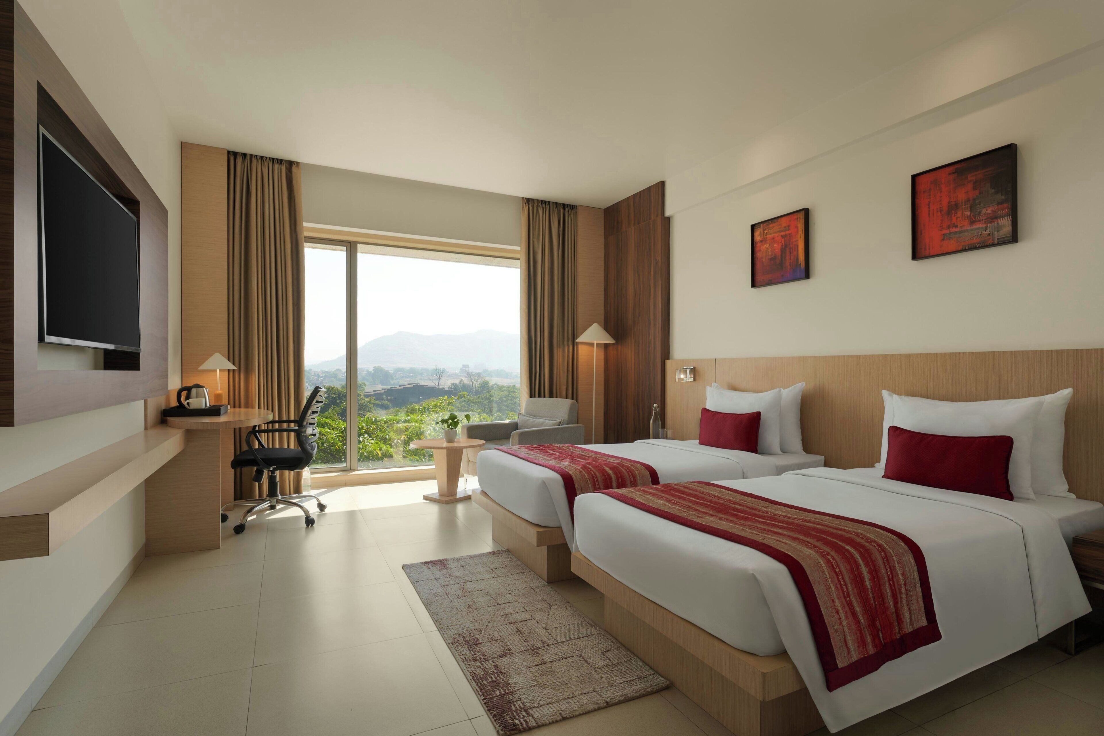 Room, 2 Single Beds, Mountain View