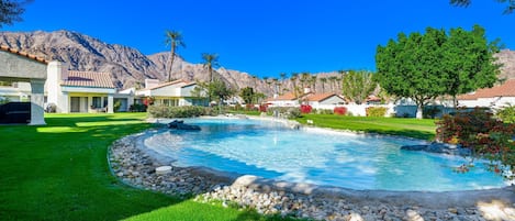 Una piscina riscaldata