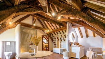 Premium bedding, pillow-top beds, in-room safe, desk