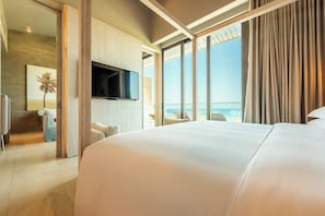 Suite, 1 King-Bett | Bettwäsche aus ägyptischer Baumwolle, hochwertige Bettwaren