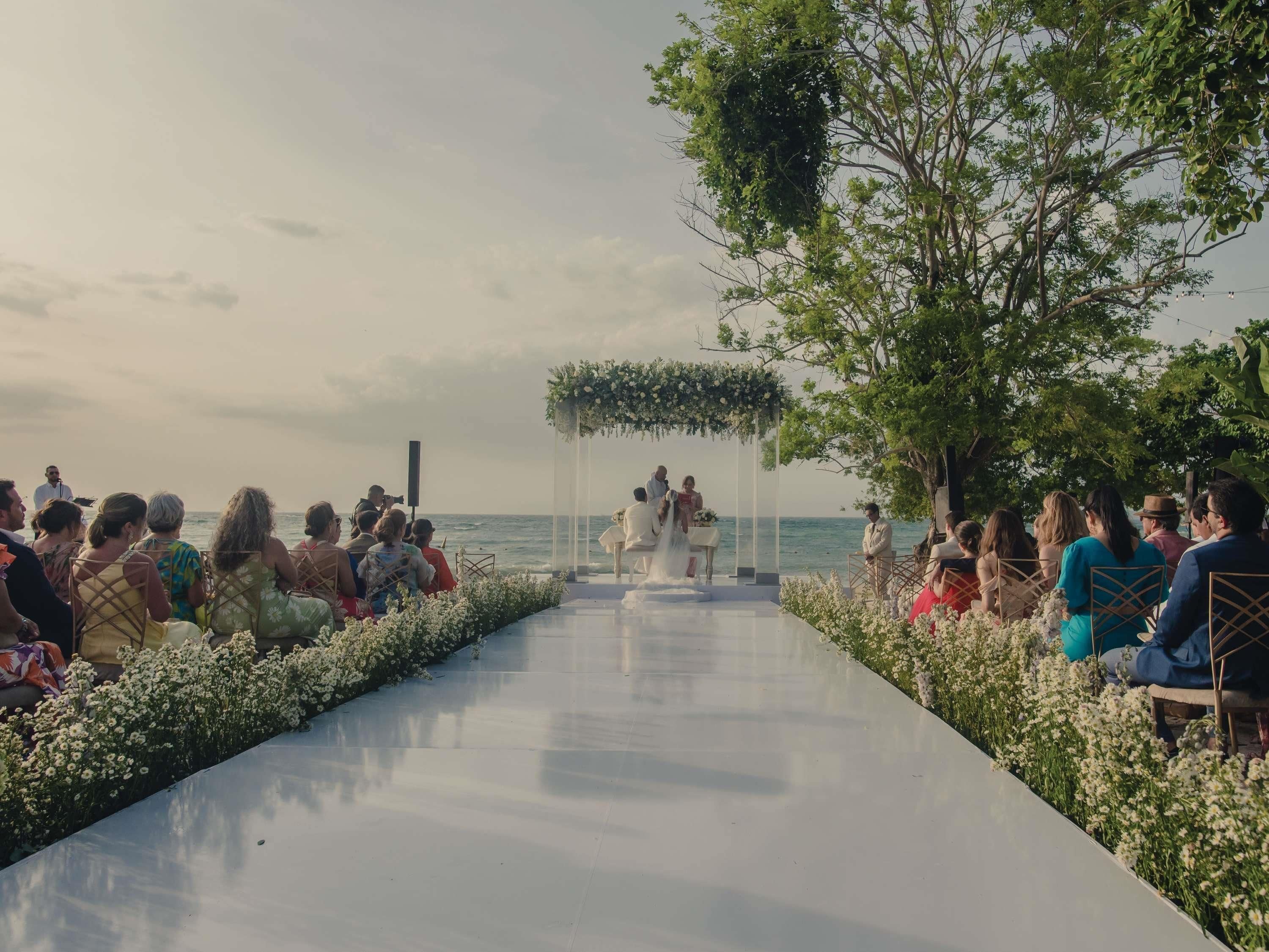 Indoor wedding