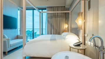 Suite, 1 Katil Raja (King) | 1 bilik tidur, cadar kapas Mesir, peralatan tempat tidur premium
