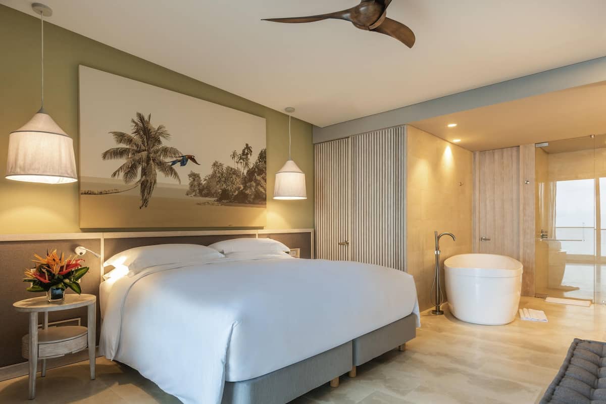 Prestige Coral Suite 1 King Bed | Egyptian cotton sheets, premium bedding, down comforters