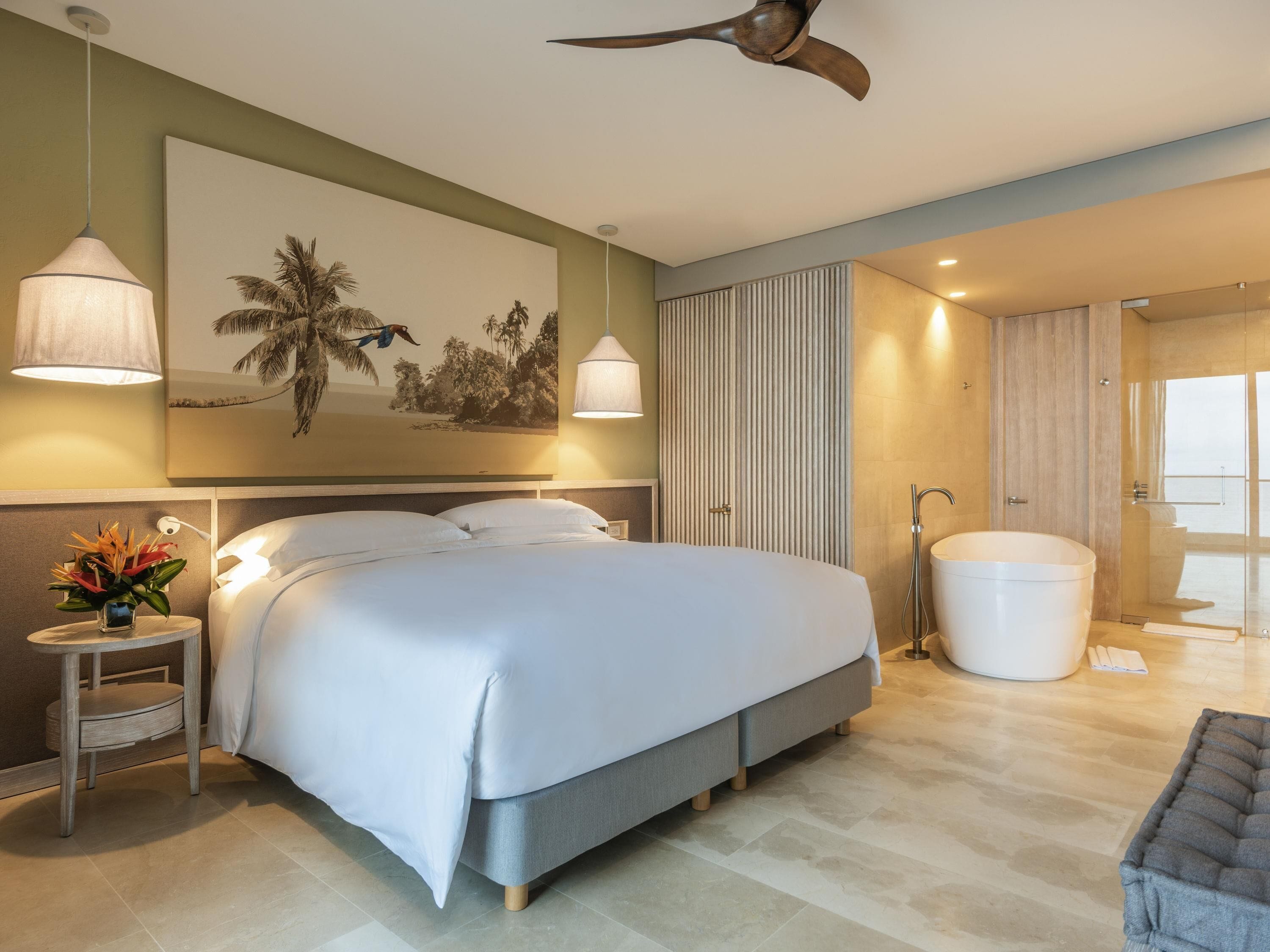 Prestige Coral Suite 1 King Bed | Egyptian cotton sheets, premium bedding, down comforters