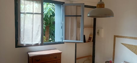 Interior. Apartment with garden in a farmhouse
