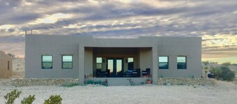 Desert Sky Hideaway: Modern Home near the Terlingua Ghost Town. 3 bedrooms. 2 bathrooms.