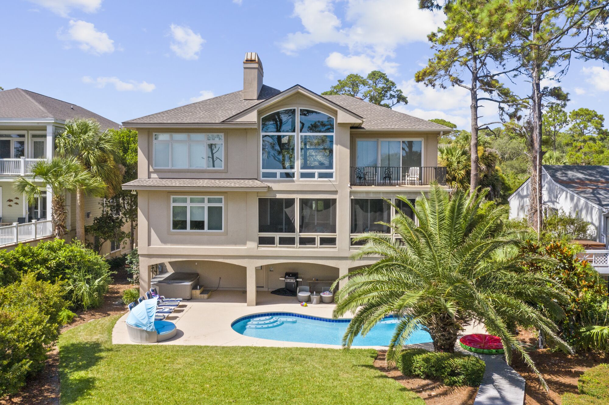 Spectacular Oceanfront home with huge windows, panoramic views, and pool!