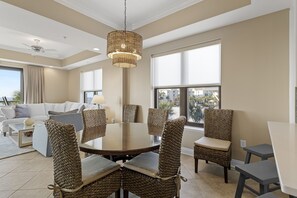 Dining - Abacos 306 - Two Gulf View Balconies Overlooking 30A, Walk to Beach and Dining! (Santa Rosa Beach)