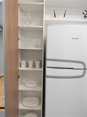 Apartment | Private kitchen | Fridge, oven, electric kettle, toaster