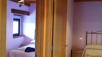 2 chambres, draps fournis