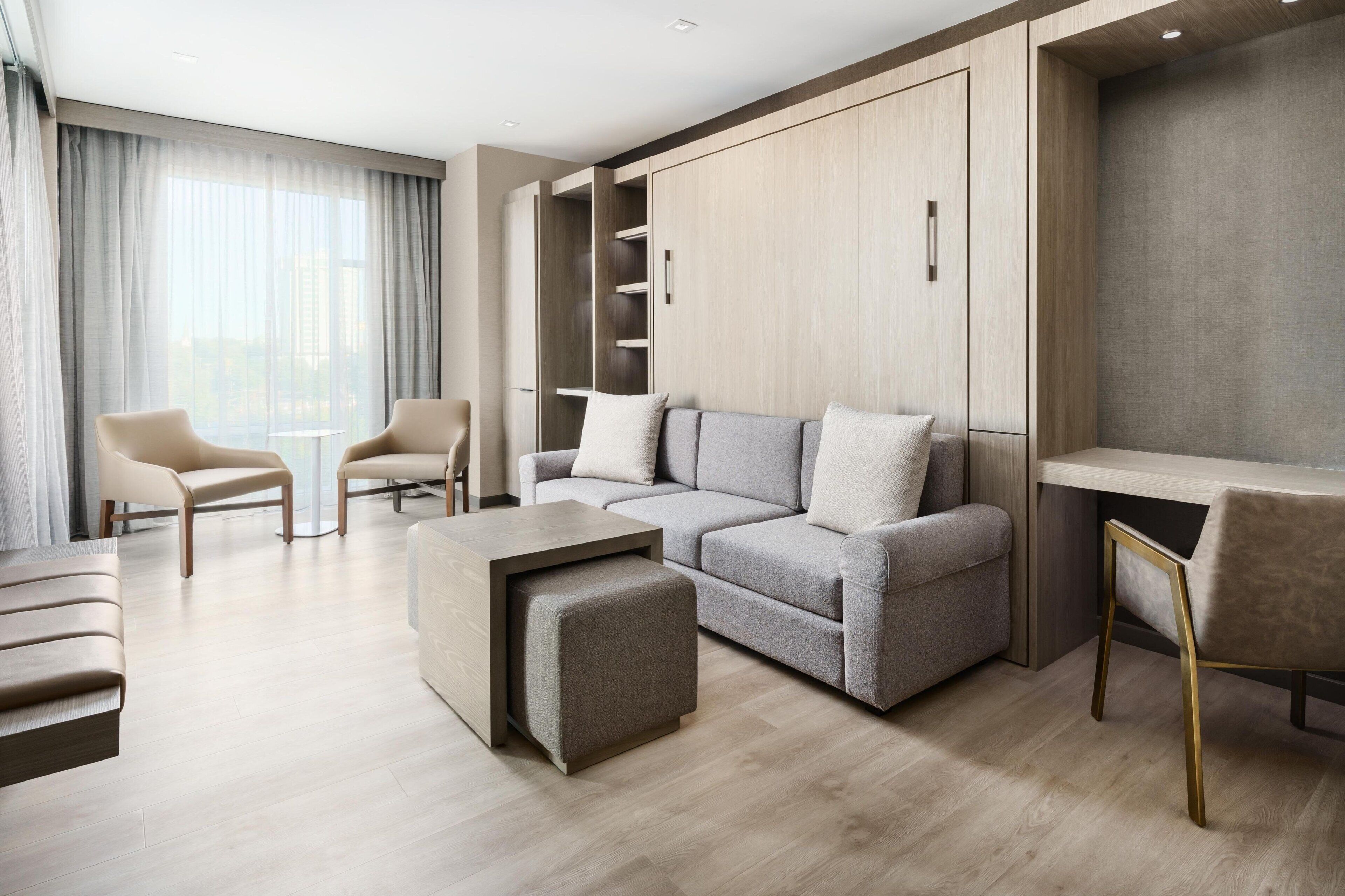 room, 1 king bed, balcony, city view | in-room safe, desk, laptop workspace, blackout curtains