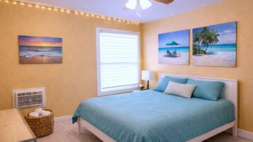 2 bedrooms, desk, iron/ironing board, cribs/infant beds