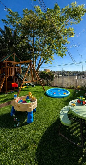 Children's area - CasaViva Garden · 2BR/1.5BA Firepit, S'mores & Kids Playset, Near Zoo, SeaWorld (San Diego)