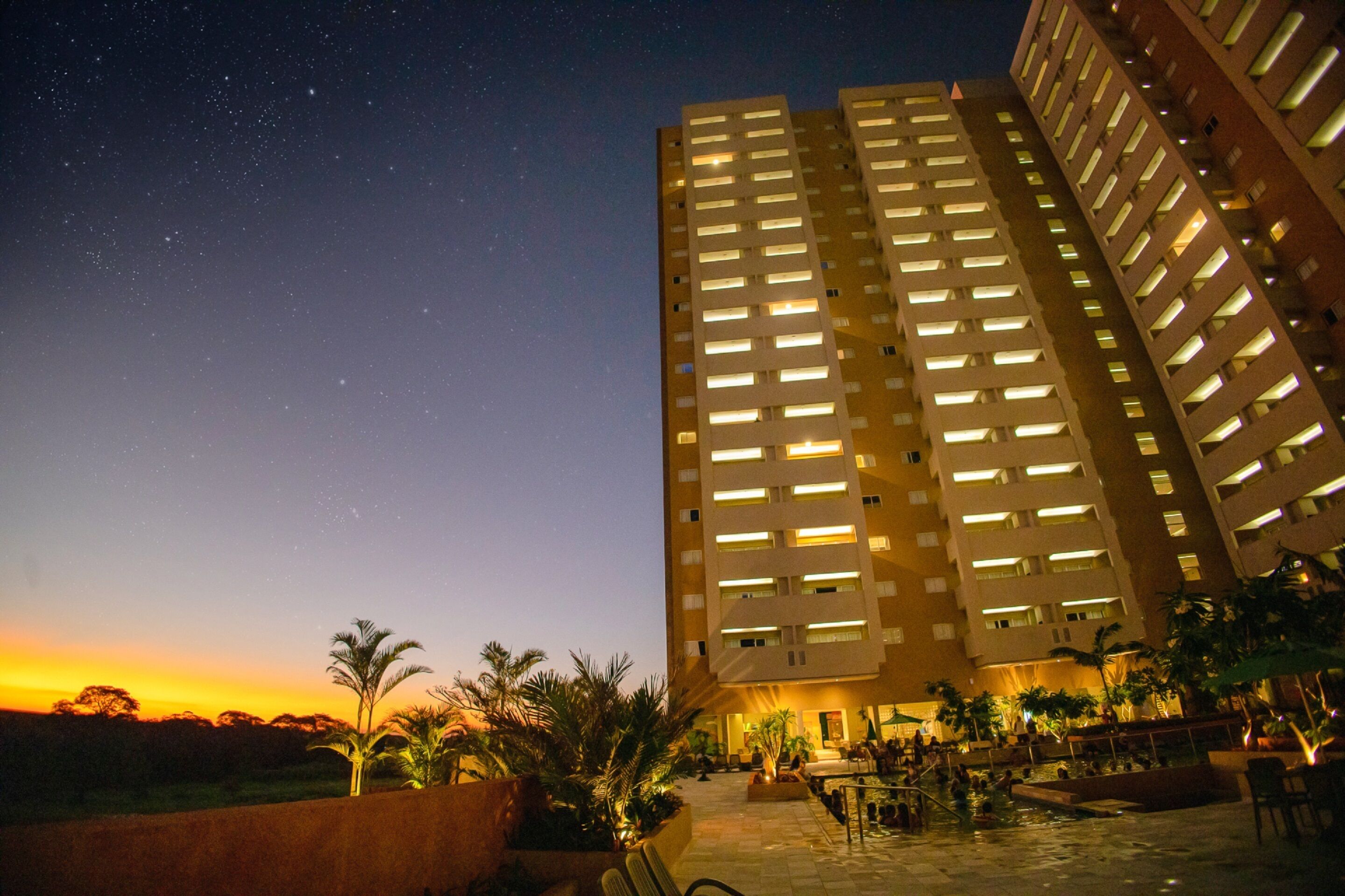 Voorkant van accommodatie