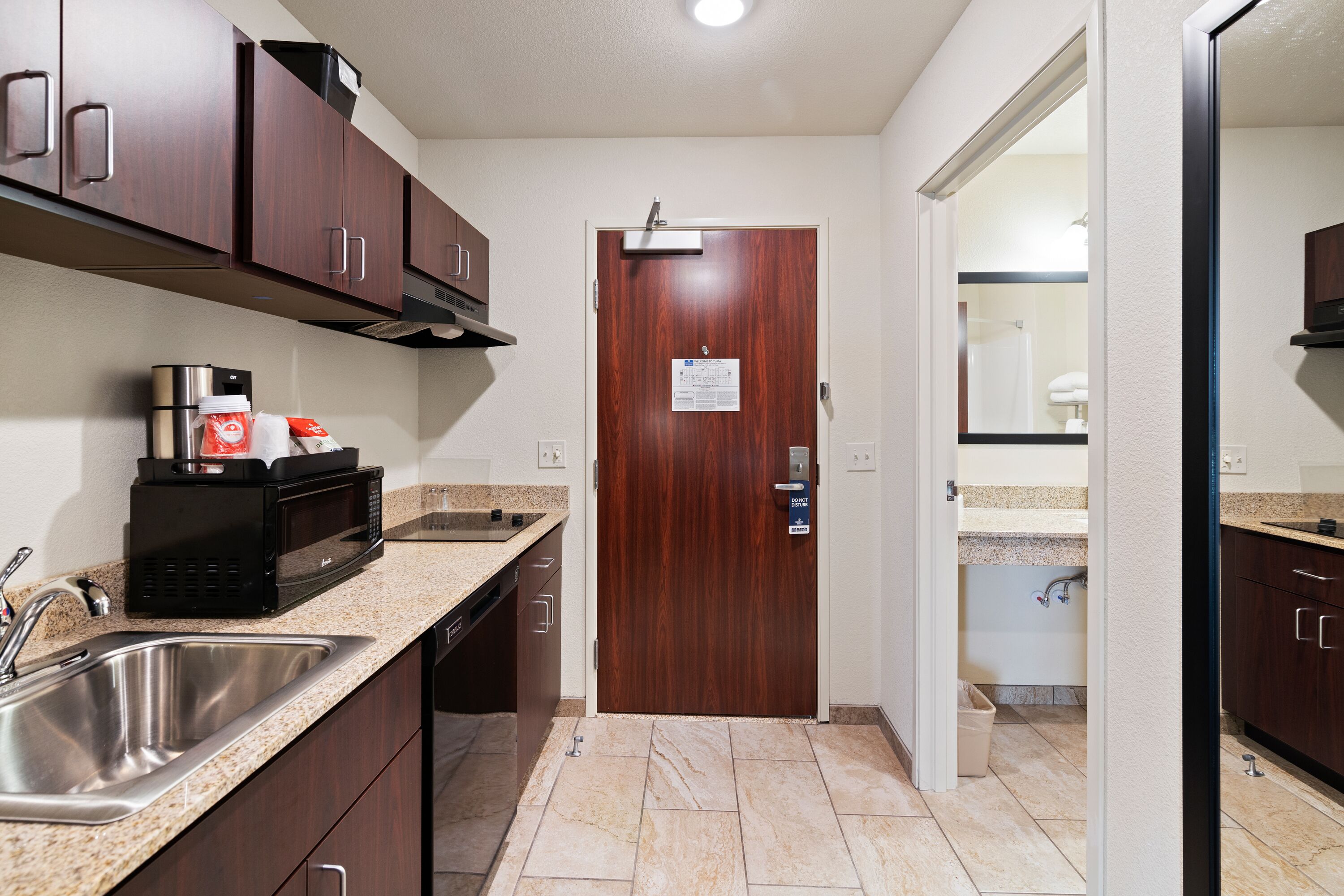 suite, 1 king bed with sofa bed, non smoking (extended stay) | private kitchenette | coffee/tea maker