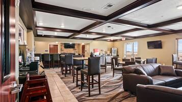 Free daily self-service breakfast