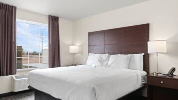 Suite, 1 King Bed with Sofa bed, Non Smoking (Extended Stay) | Down duvets, pillow-top beds, in-room safe, desk