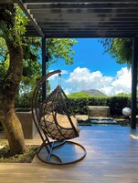 Suites vistas al Volcán - 2 Queen Beds | 露台/庭院