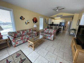 TV, video games, DVD player, foosball - SERENDIPITY Pet Friendly, 3 Bed/3.5 Bath, Private Game Room, Hot Tub (Saint George Island)