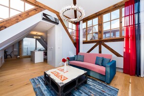 Living area - Old Royal Post Apartments (Prague)